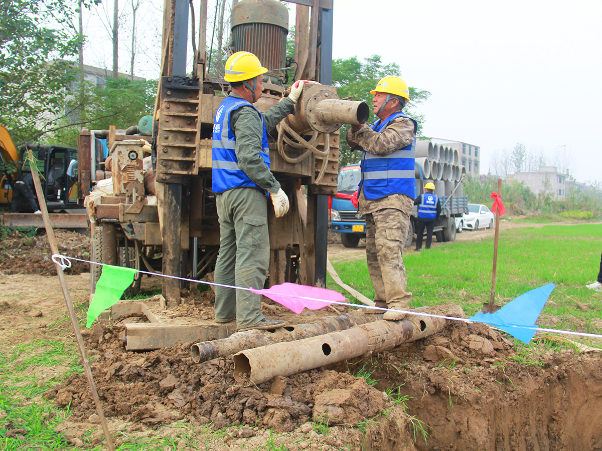 阜南县2021年高标准农田建设项目节水灌溉工程开工仪式3